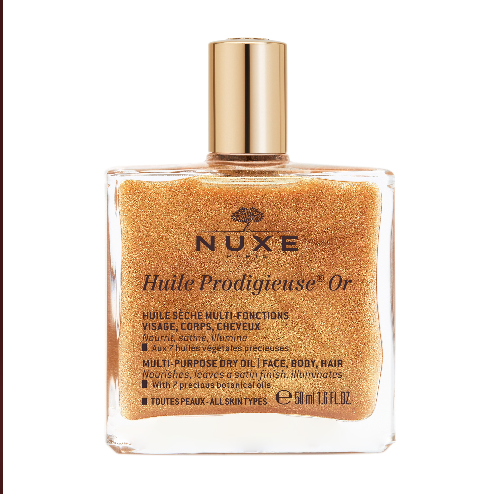 Суха олія для обличчя Nuxe Prodigieuse золота, 50 мл